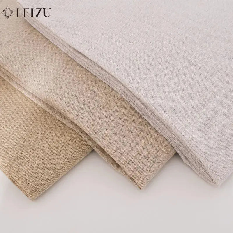 0.5M/1M/2M Cotton Linen Woven Fabric for Table Sofa Curtains Decoration DIY Sewing Material Embroidery Practice Fabric Coudre&créer