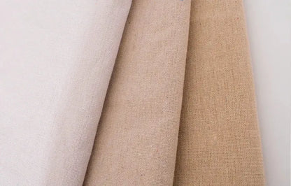 0.5M/1M/2M Cotton Linen Woven Fabric for Table Sofa Curtains Decoration DIY Sewing Material Embroidery Practice Fabric Coudre&créer