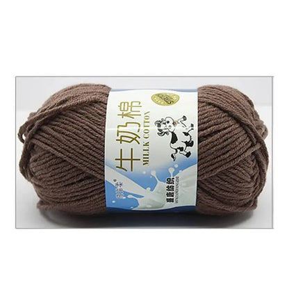 Fil Mélangé Laine & Coton 50g tricot et crochet