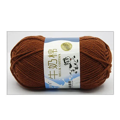 Fil Mélangé Laine & Coton 50g tricot et crochet