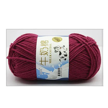 Fil Mélangé Laine & Coton 50g tricot et crochet