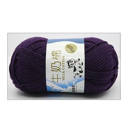 Fil Mélangé Laine & Coton 50g tricot et crochet