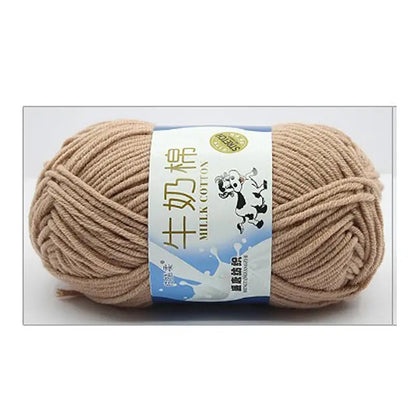 Fil Mélangé Laine & Coton 50g tricot et crochet