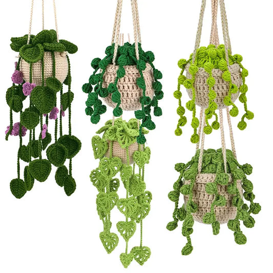 Kit de Crochet Plantes Tombantes | Créez Vos Plantes Suspendues Coudre&créer