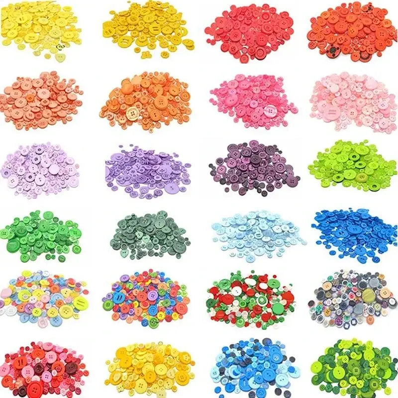 Lot de 100 boutons faits main Coudre&créer