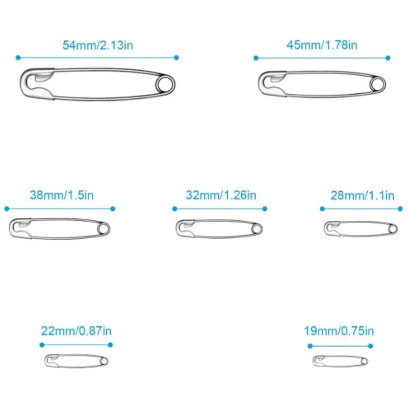 Lot de 460 épingles de sûreté Coudre&créer