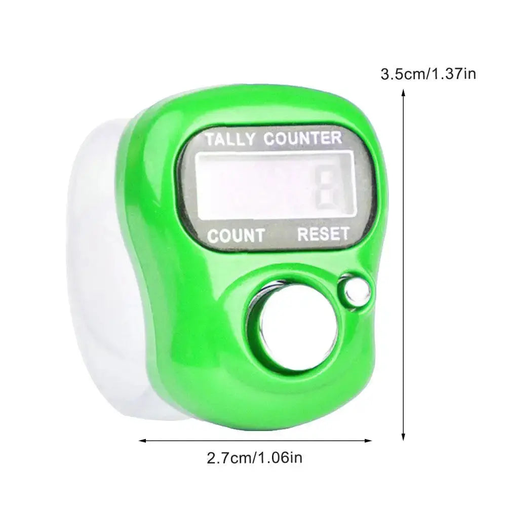 Plastic Point Marker Row Finger Counter LCD Electronic Digital Tally Counter For Sewing Knitting Weave Tool Mini Stitch Counter Coudre&créer